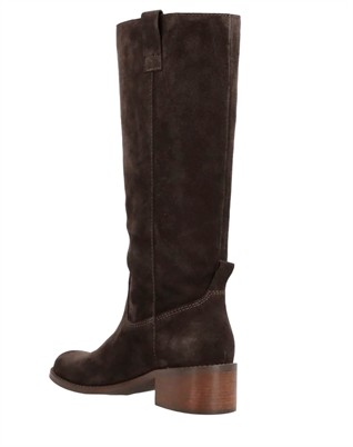 Martina Long Støvle - Noir Cacao